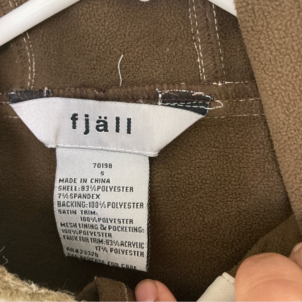 Fjall Beige Softshell Jacket Parka  Womens Sz S - Picture 9 of 15